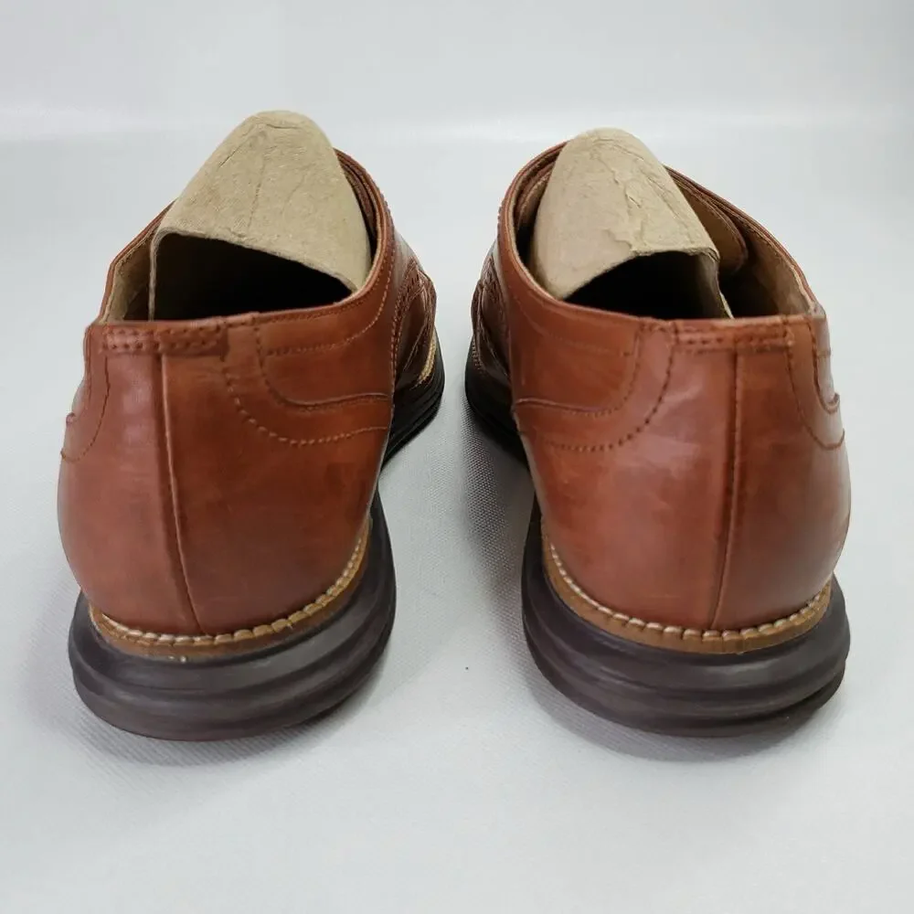 Cole Haan Mens Size 10.5M ØriginalGrand Brown Wingtip Oxford Shoes